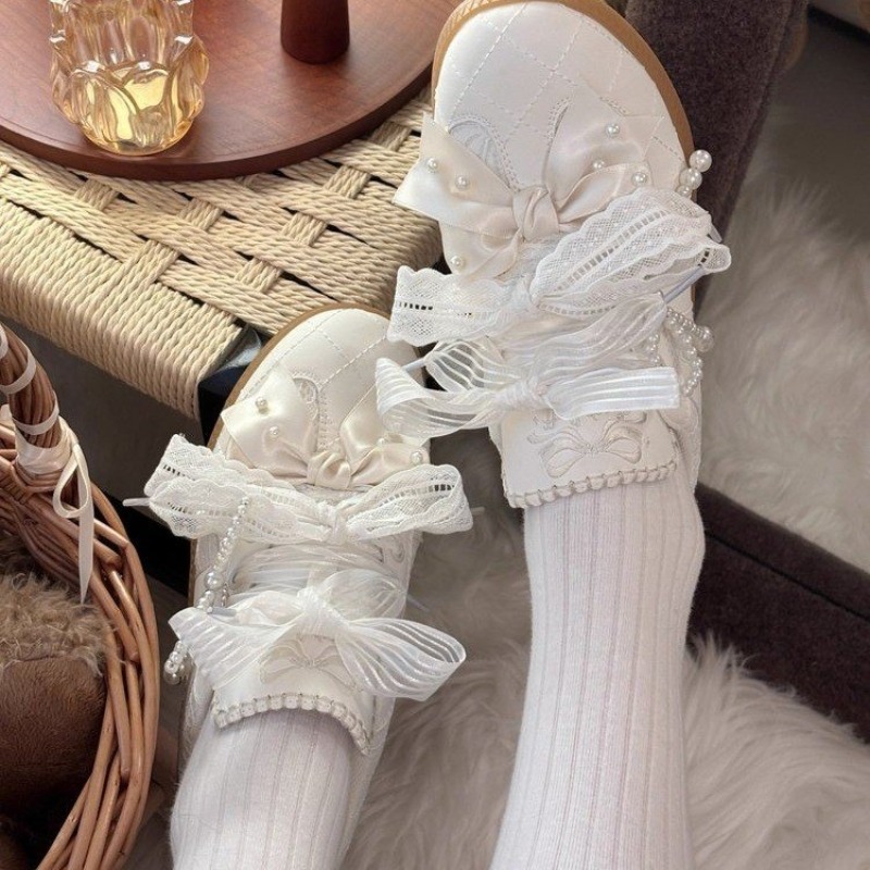 Fashion Sweet Lolita Flat Snea - огляд і ціна Embroidery Garments