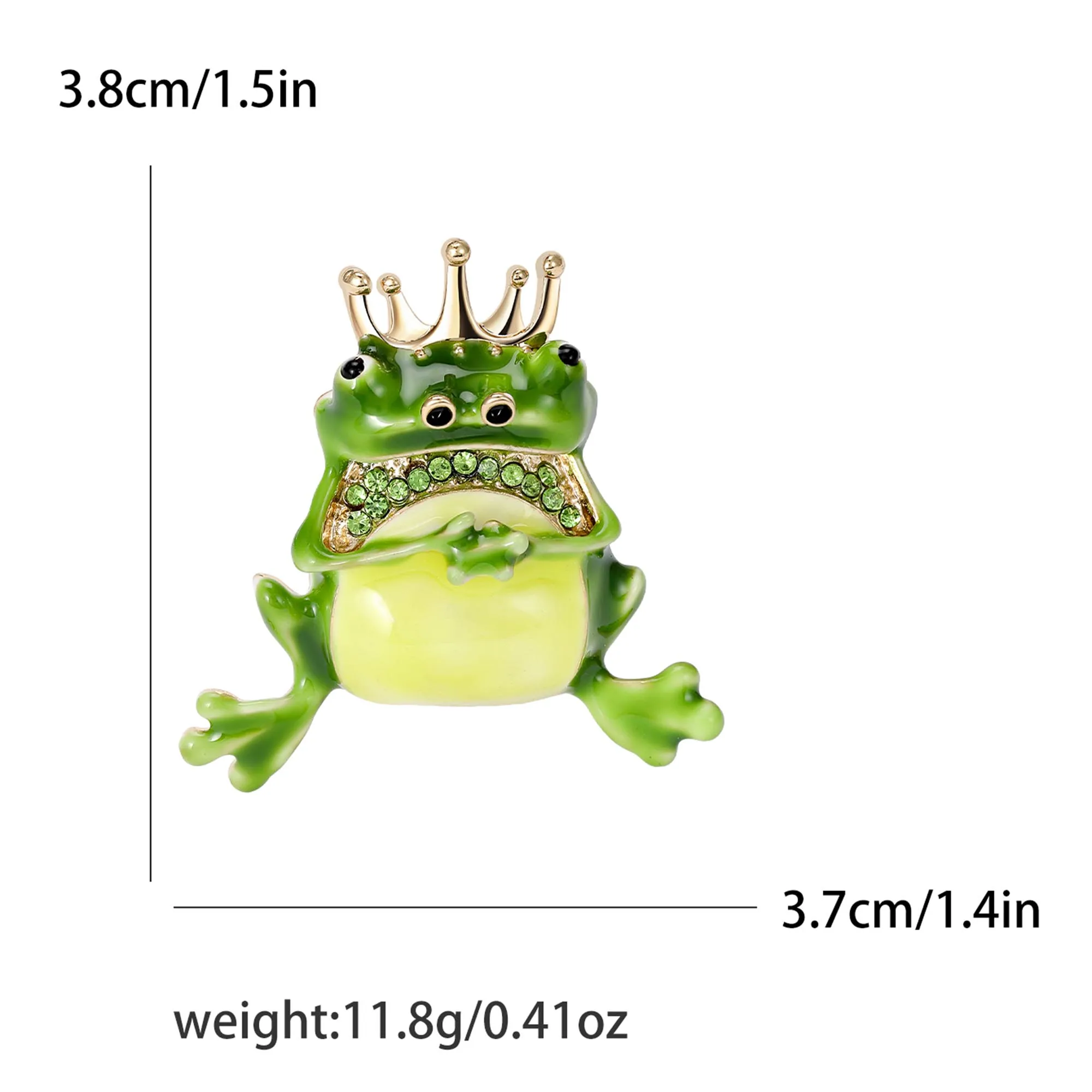 Enamel Frog Brooch for Women U - огляд і ціна Embroidery Bali