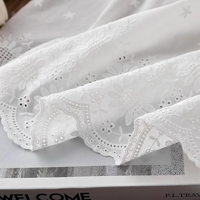 1yard hollow flower cotton tis - огляд і ціна Embroidery Cotton Shirt