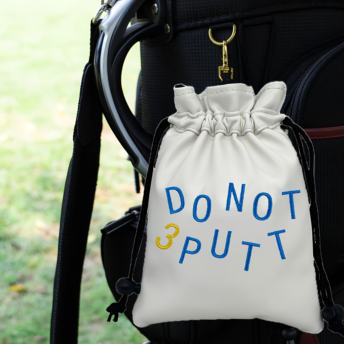 1pc Golf Ball Bag, PU Material - огляд і ціна Embroidery Bag
