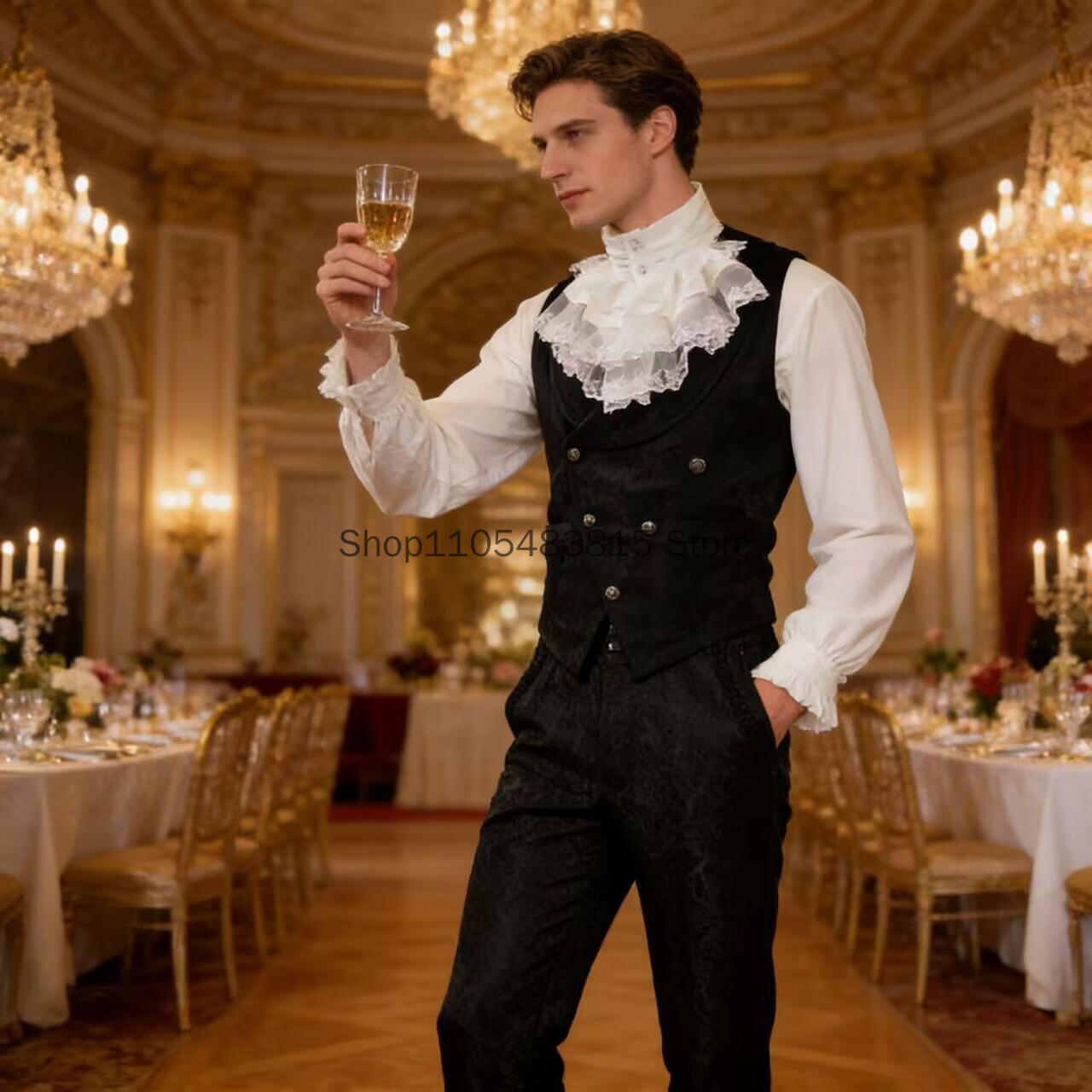 Medieval Men's Noble Vest Embr - огляд і ціна Embroidery Online