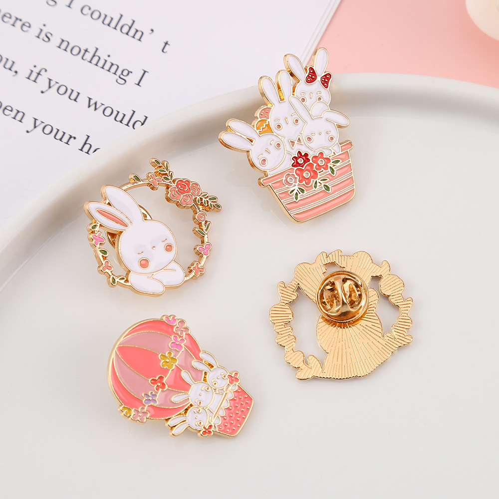 1PC Cute Bunny Metal Brooch Pi - огляд і ціна Embroidery Bali