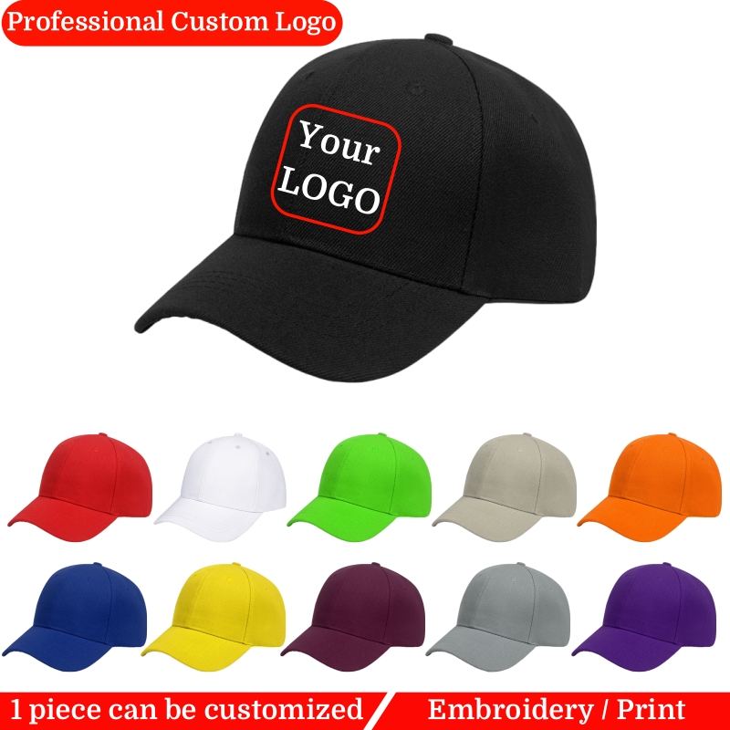 Custom Baseball Caps For Men W - огляд і ціна Embroidery Design Logo