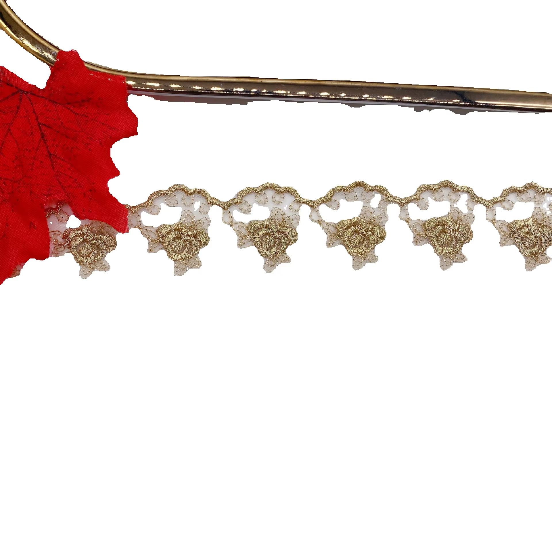 Gold thread embroidery rose fl - огляд і ціна Embroidery Rose